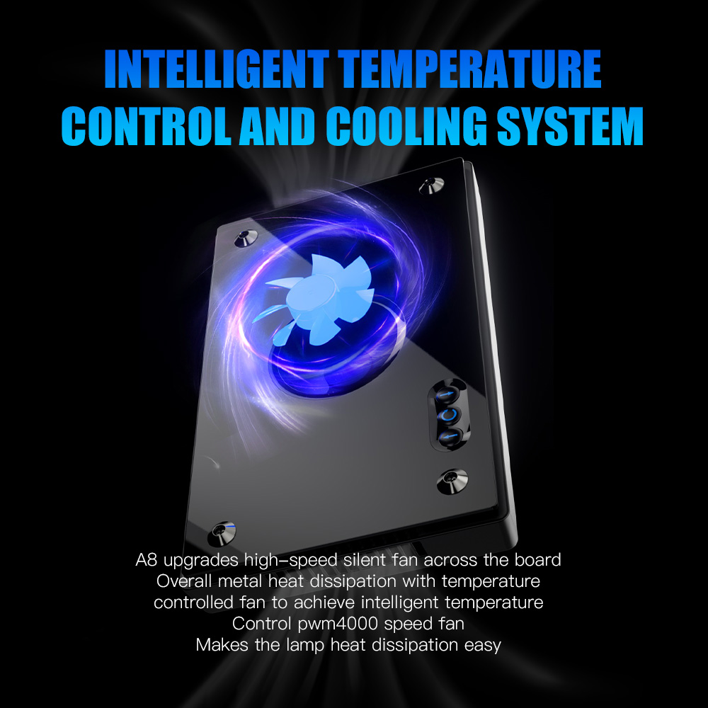 Wifi APP 240W A8 PRO Blue MAX  - Aquarium Blue Marine Reef ulasan dan harga