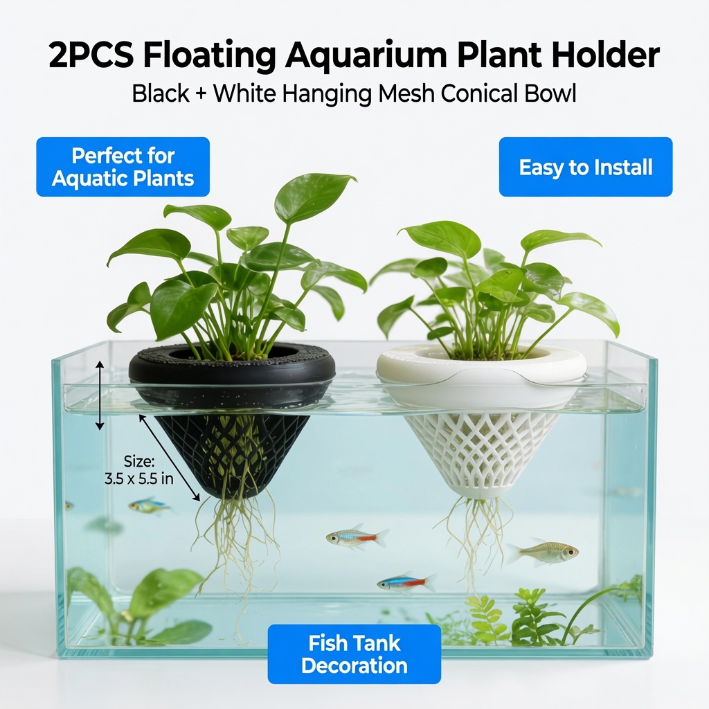 2PCS Floating Aquarium Plant H - Marine Aquarium For Sale ulasan dan harga
