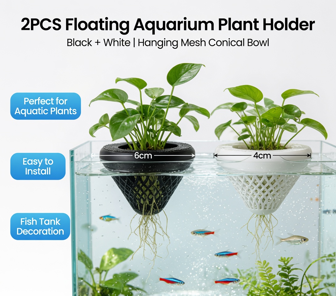 2PCS Floating Aquarium Plant H - Marine Aquarium For Sale ulasan dan harga