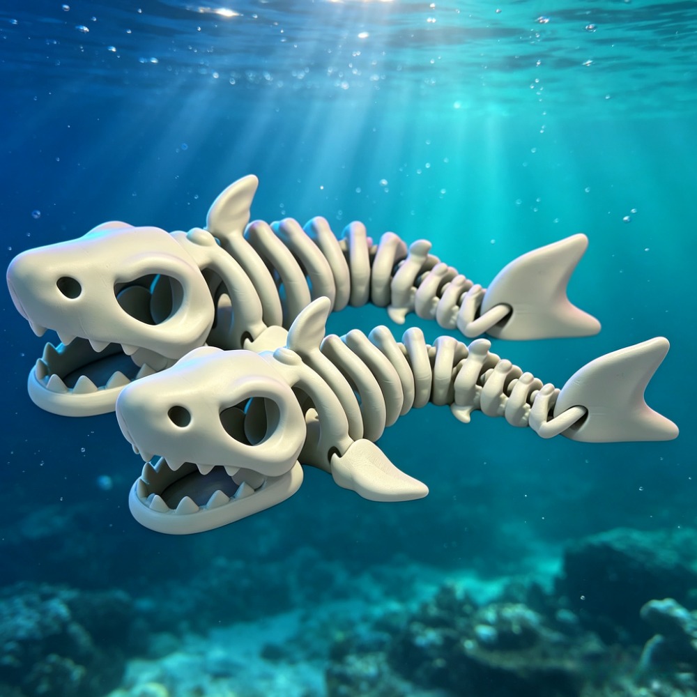 Shark Skeleton Aquarium Decor  - Marine Aquarium For Sale ulasan dan harga