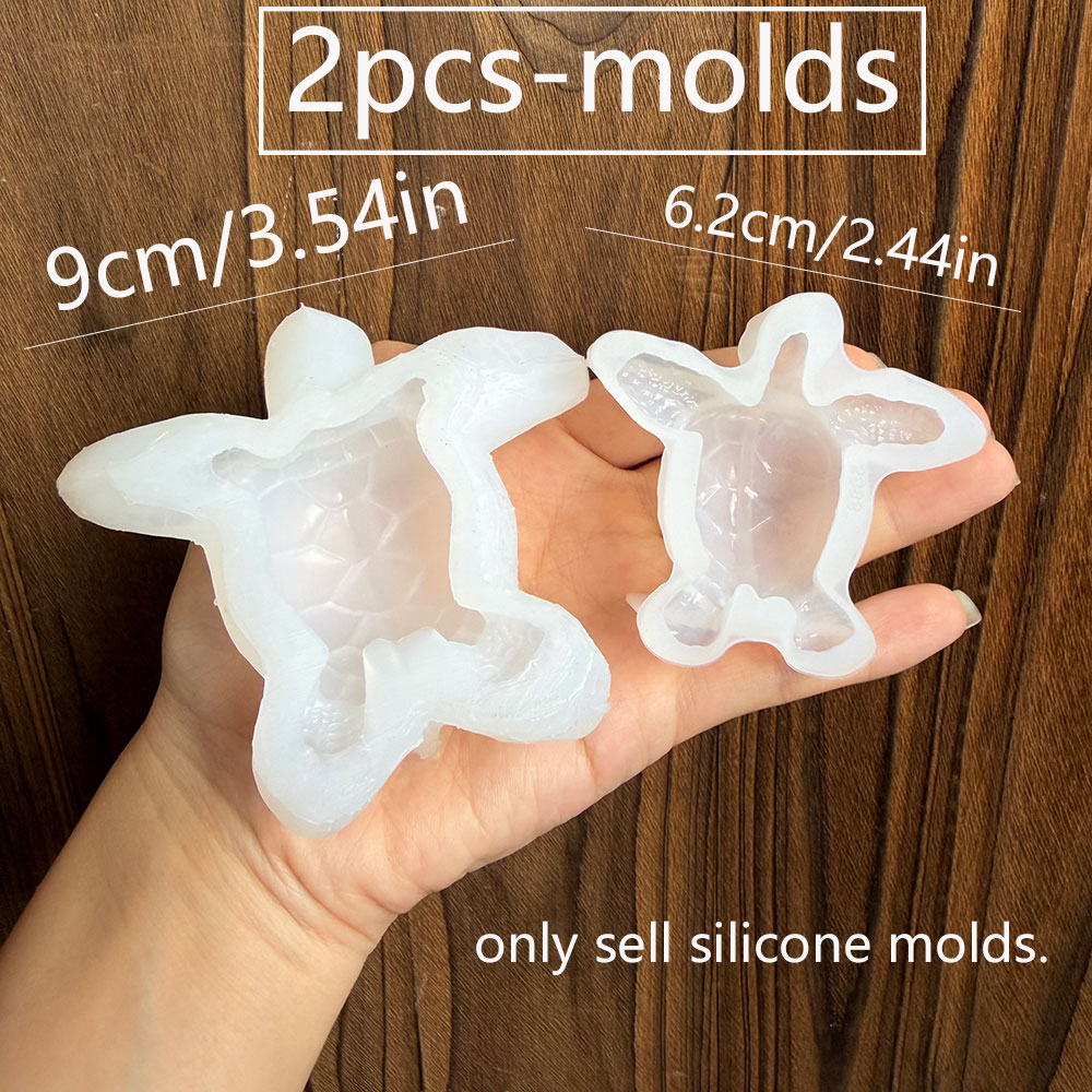 2Pcs Sea Turtle Silicone Molds - Marine Aquarium Epoxy ulasan dan harga