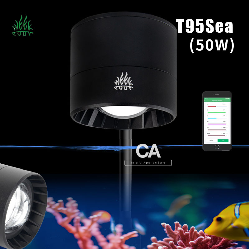 WEEK AQUA Aquarium Light Manuf - Aquarium Blue Marine Reef ulasan dan harga