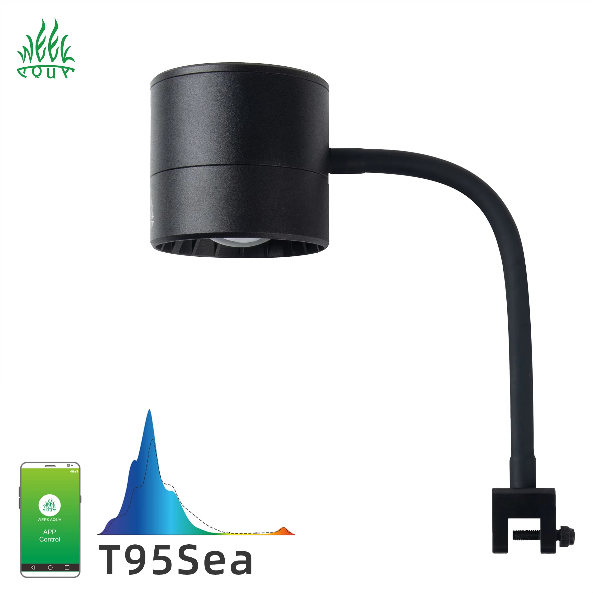 WEEK AQUA Aquarium Light Manuf - Aquarium Blue Marine Reef ulasan dan harga