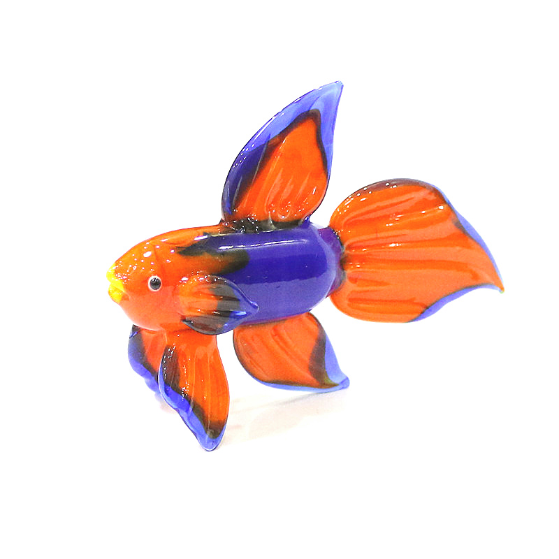 Orange Murano Glass Tropical F - Marine Aquarium Live ulasan dan harga