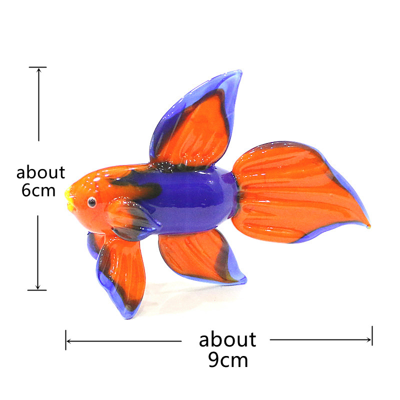 Orange Murano Glass Tropical F - Marine Aquarium Live ulasan dan harga