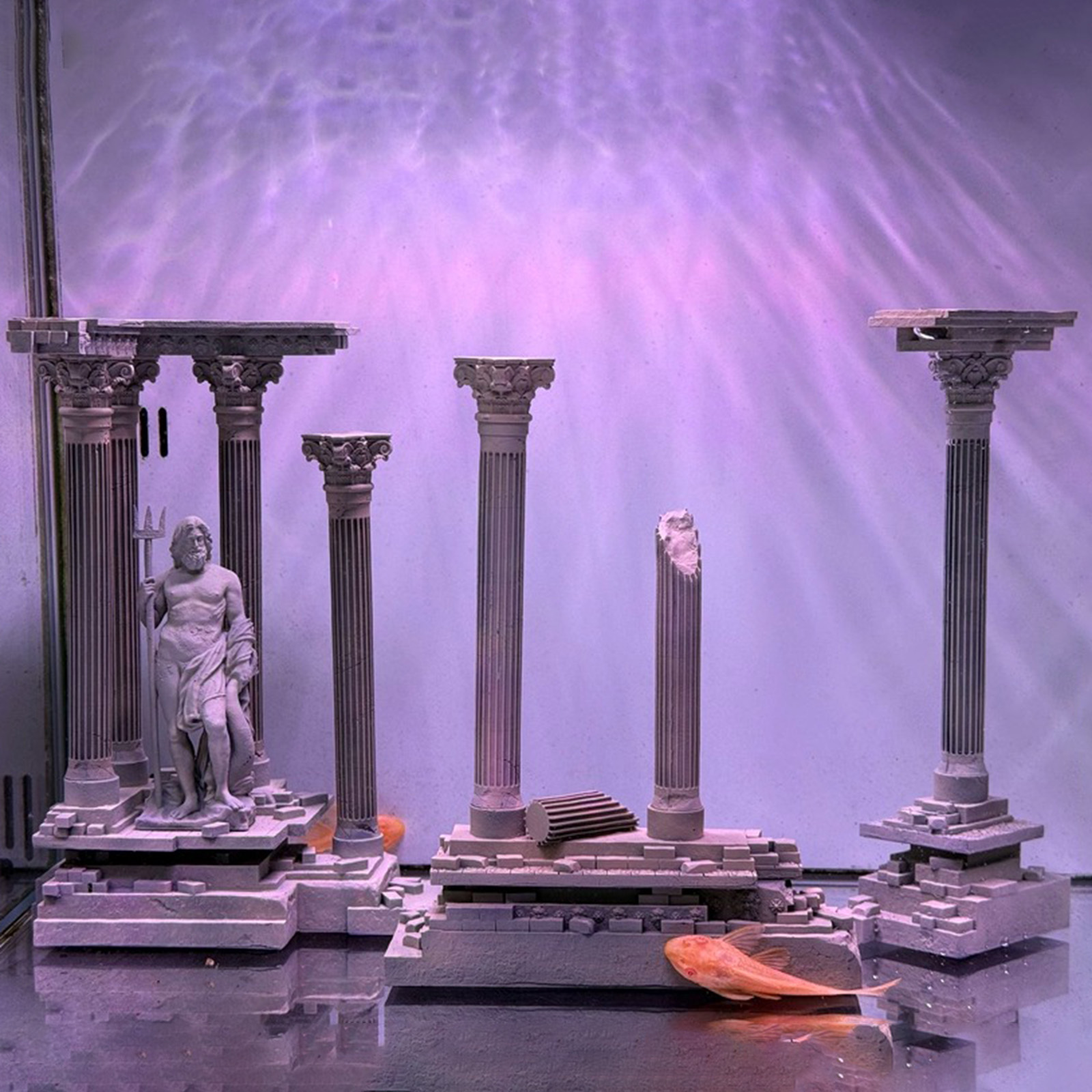 Roman Column Decoration Resin  - Marine Aquarium For Sale ulasan dan harga