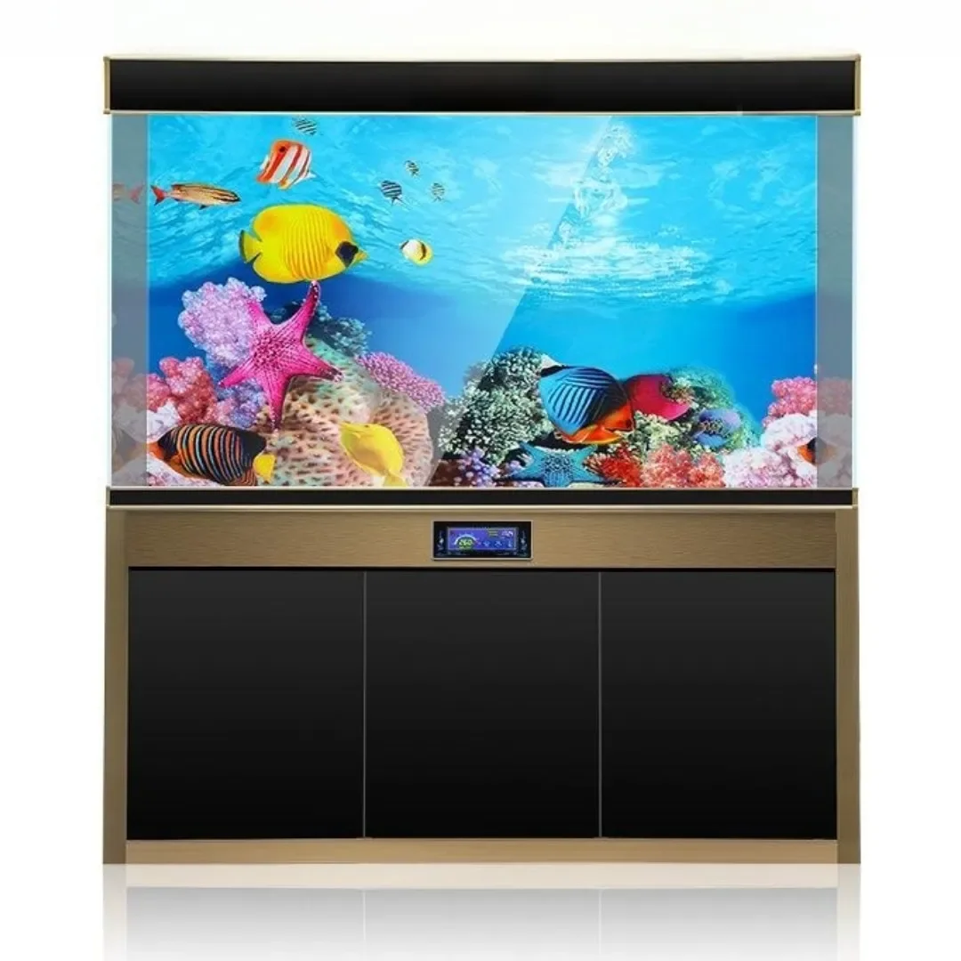 Background Aquarium 3D Sticker - Marine Aquarium For Sale ulasan dan harga