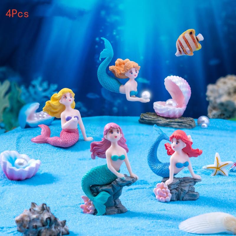 4Pcs Plastic Fish Tank Little  - Marine Aquarium For Sale ulasan dan harga