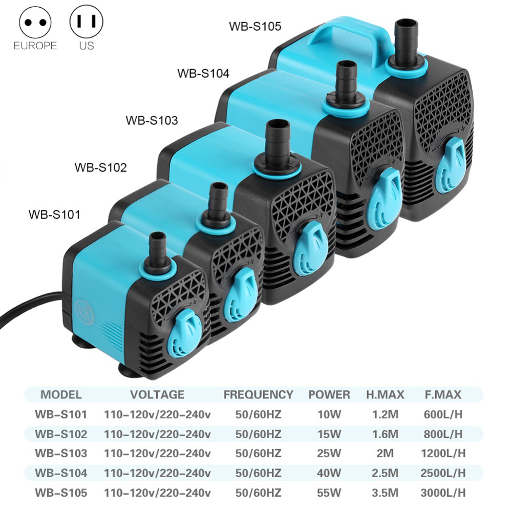 220V Ultra Quiet Submersible W - Marine Aquarium Dc Pump ulasan dan harga