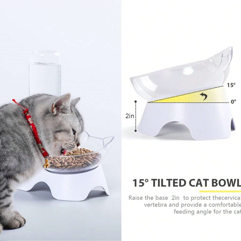 1PC Double Dog Cat Bowls Pets  - Royal Canin Food Medium ulasan dan harga
