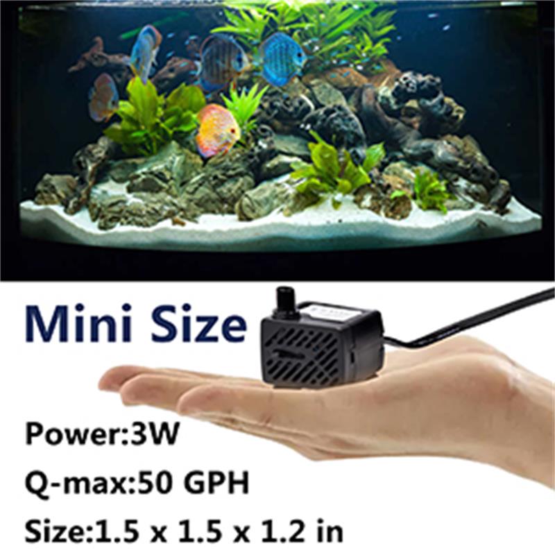Mini Fish Tank Water Pump Easy - Marine Aquarium Dc Pump ulasan dan harga