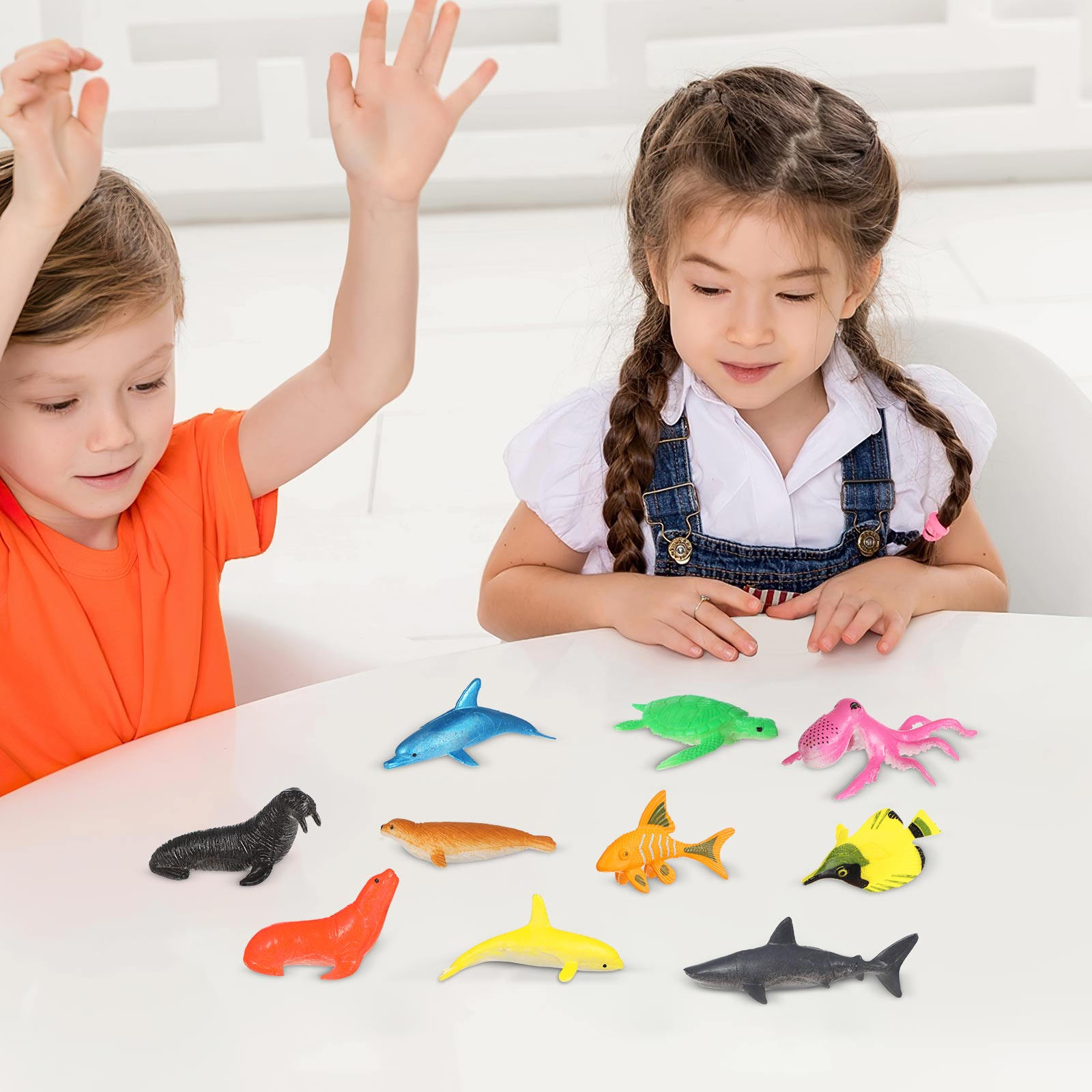 1Set Tropical Fish Figurines A - Marine Aquarium Live ulasan dan harga