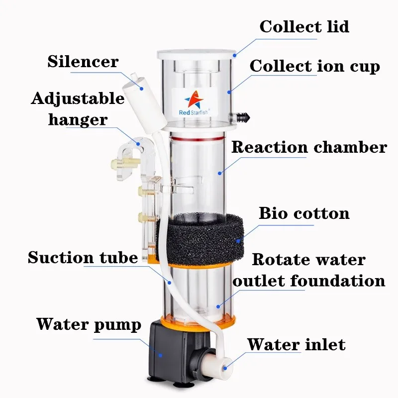 Red StarFish Protein Skimmer U - Marine Aquarium Dc Pump ulasan dan harga